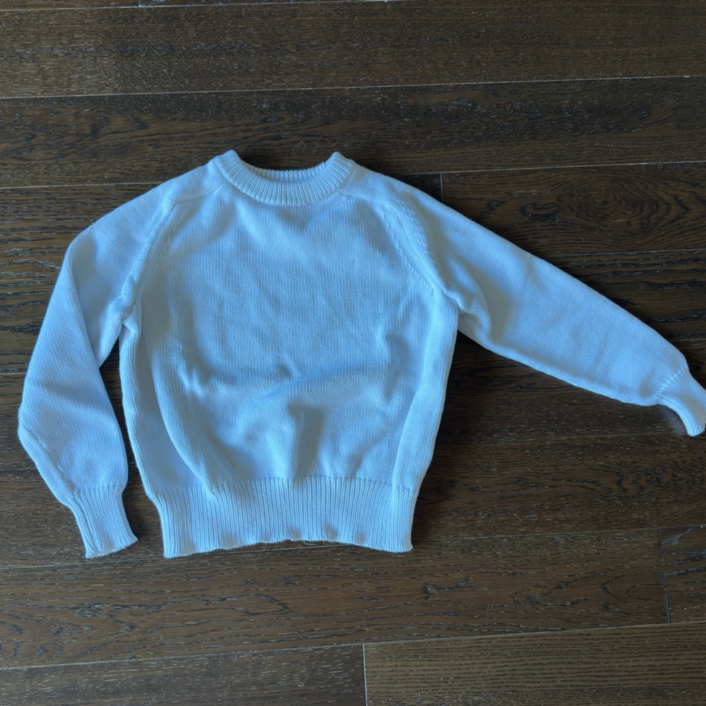 J. Crew White Sweater